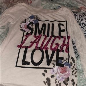 “Smile laugh love” shirt